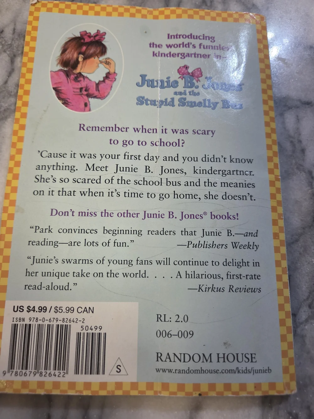 Junie B. Jones Illustrated Kids Book